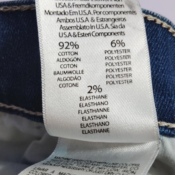 Mother High Waisted Looker Ankle Fray In Night Owl Size 29 - Picture 9 of 9